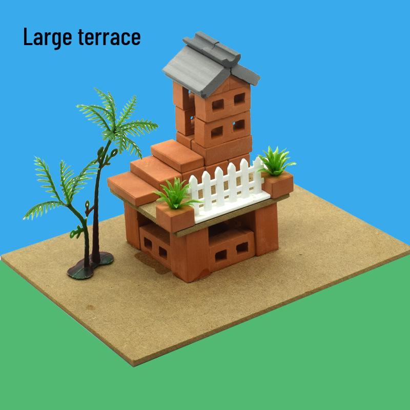 Little Bricklayer DIY Cement House Building Blocks - Educational Toy for Children