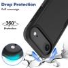 For iPhone 17 Air Case 2 In 1 PC+TPU Shockproof Phone Cover