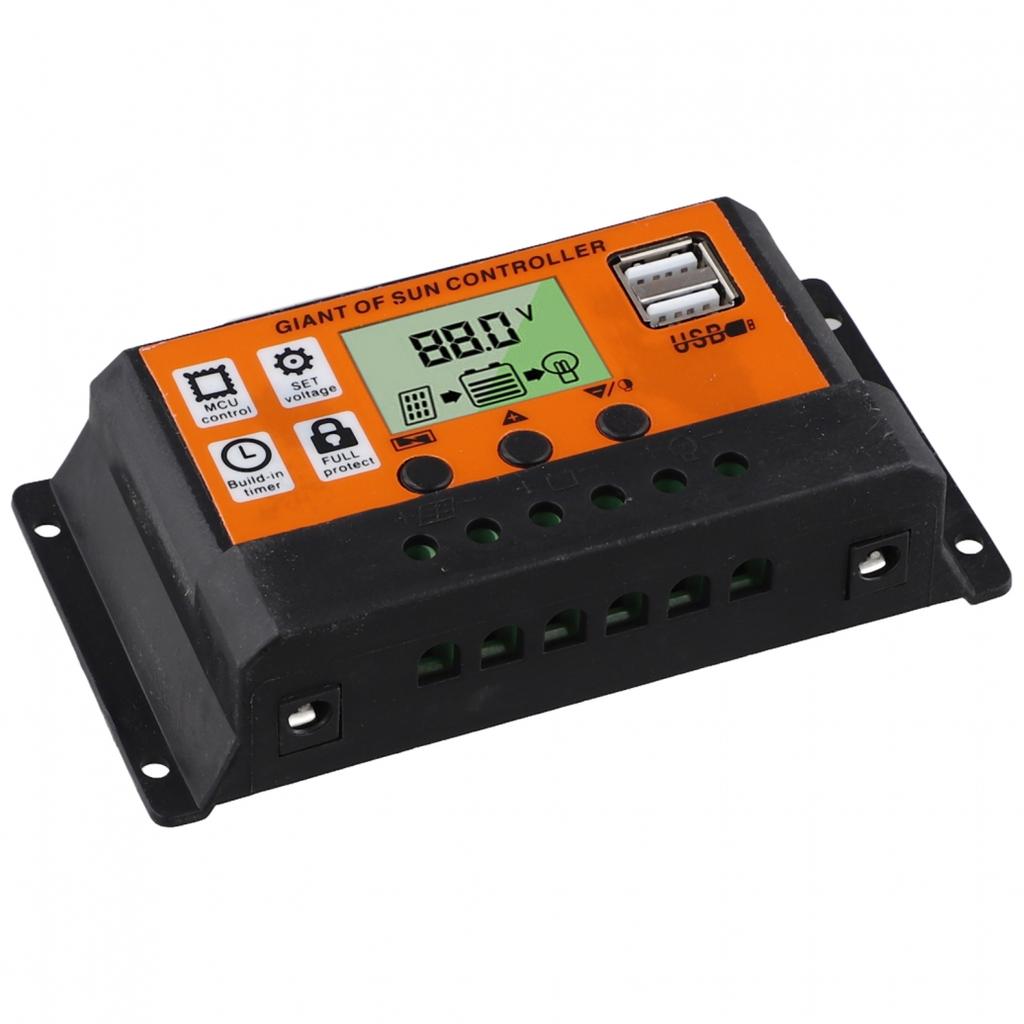 Charge Solar Controller Dual USB Port Exquisite Panel