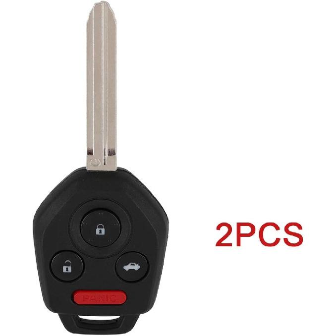 ECCPP X 2 Uncut Keyless Entry Remote Key Fob Replacement for 14 15 16 17 18 for Subaru Legacy 2 for Subaru Outback for SUBARU FORESTER CWTWB1U811