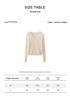 Autumn/Winter Women's Cashmere V-neck Hollow Out Cardigan - Loose, Slimming, Versatile, Thick Knit