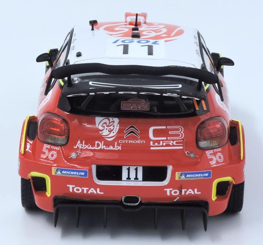 Platz Belkit Citroen C3 WRC 2018 Tour De Corse Plastic Model BEL017 1/24 (Tarmac Specification)