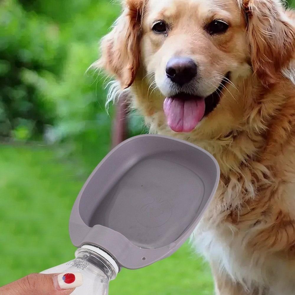 Plastic Pets Outdoor Drinking Bowl Pet Drinking Fountains  Pet Going Out Water Drinking Supplies