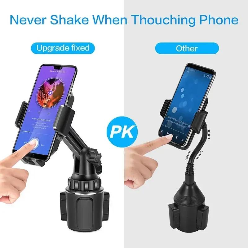 Mobile Phone Stand Long Arm Suction Cup Holder 360 Degree Rotation Universal Suction Pad Car Air Vent Phone Holder Car Accessory
