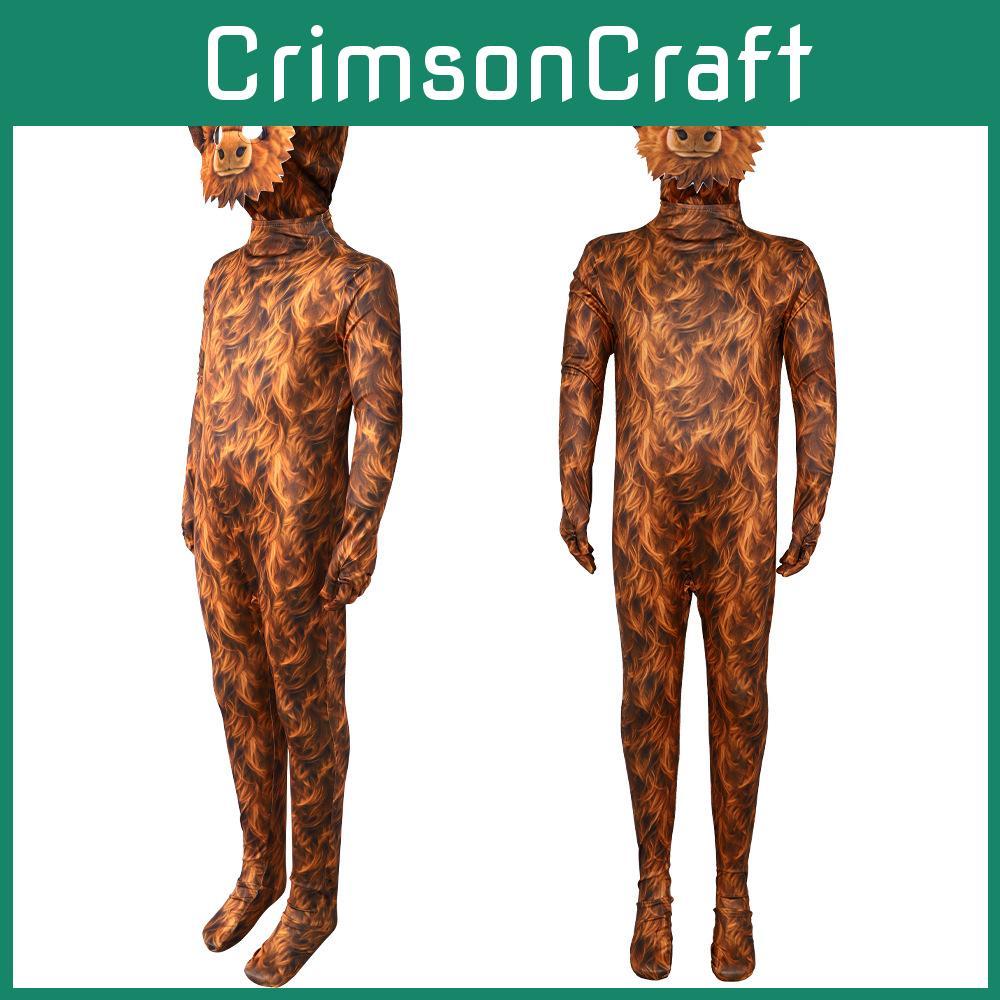 Scottish New Zealand Cow Cosplay  Bodysuit Stage Performance Outfit Halloween