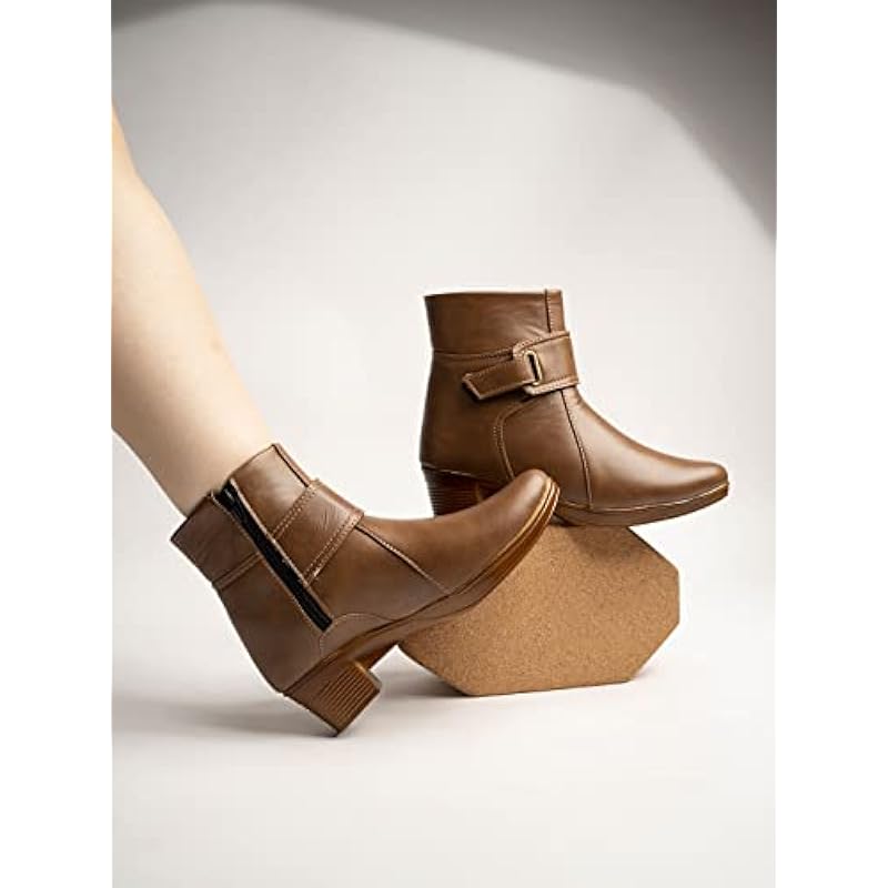 Shoetopia Girls Bt-7079 Brown Ankle Boot - 5 Uk (Girls-Bt-7079-Brown) 5 UK коричневый