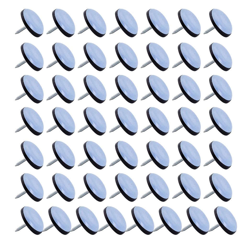 50Pieces Multipurpose Table Chair Foot Sliders Sturdy ABS Furniture Leg Pad Floor Protectors With Screws Designs