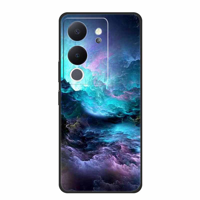 Phone Case For Vivo V30 Lite 5G Back Cover Case Shockproof Black Silicone Soft Funda For Vivo V30 Lite Case V 30 Lite Coque Capa