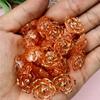Acrylic Handmade Materials Fashion Necklace Pendant Bracelet 17.6mm DIY Beads DIY Jewelry Flower Beads 20Pcs
