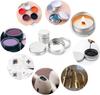 5 Ml 10 Ml 15 Ml 30 Ml 50 Ml 80 Ml Round Aluminum Box Tin Can Screw Lid Storage Scented Candle Lip Balm Oil Empty Jar /510 Pcs