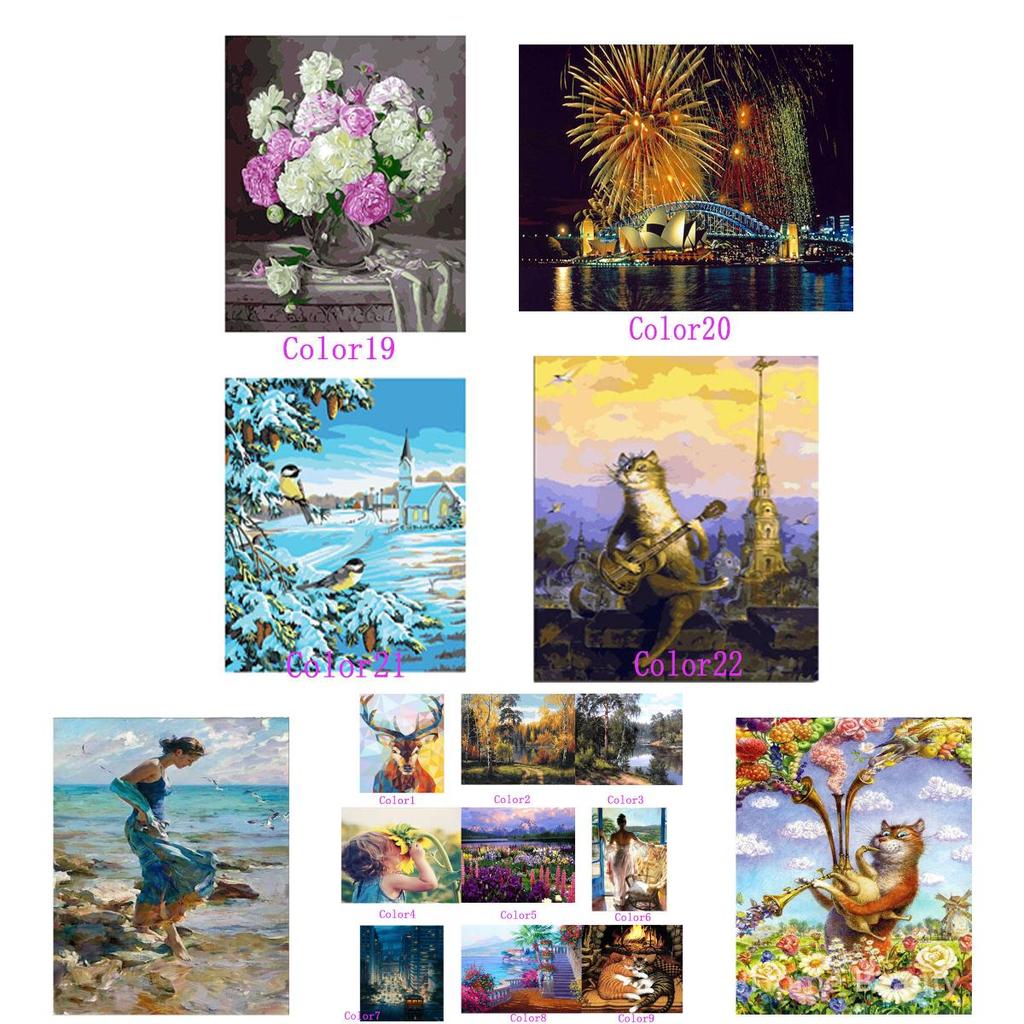 Handmade Canvas Art Set With Realistic Oil Painting For Living Room Decor