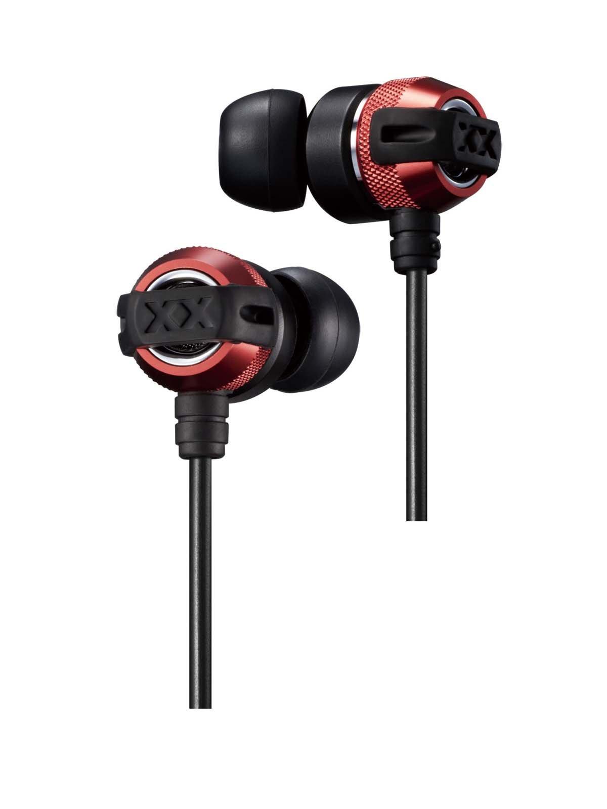 

Навушники JVC XX серії, канального типу, червоні, чорні, HA-FX33X-RB