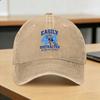 Washed Baseball Cap Off Campus Briar University Hawks Summer Trucker Hat For Unisex Fitted Retro Outdoor Gym Sun Snapback Cap