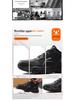 Fleece-Lined Safety Shoes: Lightweight, Anti-Smash, Anti-Puncture, Kevlar Sole for Long Standing Comfort
