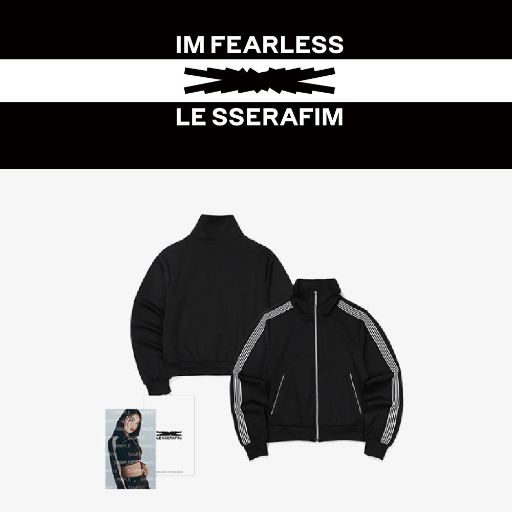 

Спортивный топ с официальной сувенирной продукцией LE SSERAFIM