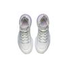 New LiNing V8 Cushioning Anti Slip And Wear Resistant Low Top Running Shoes Women's White Purple ARHQ172-7