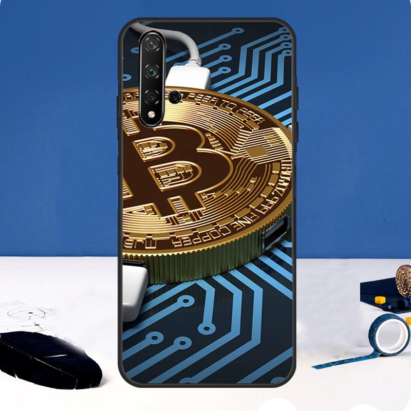 Bitcoin BTC Hülle Für Huawei Nova 3i 8i 11i 11 Pro 9 10 SE 5T Y60 Y61 Y70 Y90 Y91 P20 P30 P40 Lite Abdeckung