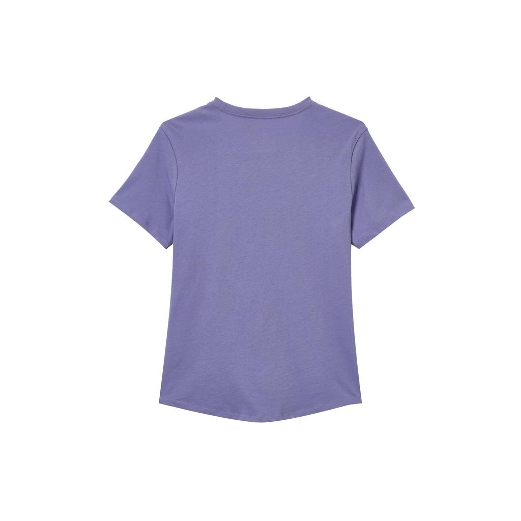 Nike Sportswear Essentials Comfortable Fashionable Versatile Solid Color Short Sleeve Regular T-Shirt Women T-Shirts Soft-Purple DX7907-527