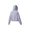 Fila Fitness Casual Versatile Drawstring Loose Hooded Knit Cardigan Jacket Women Jackets A11W541505FDP