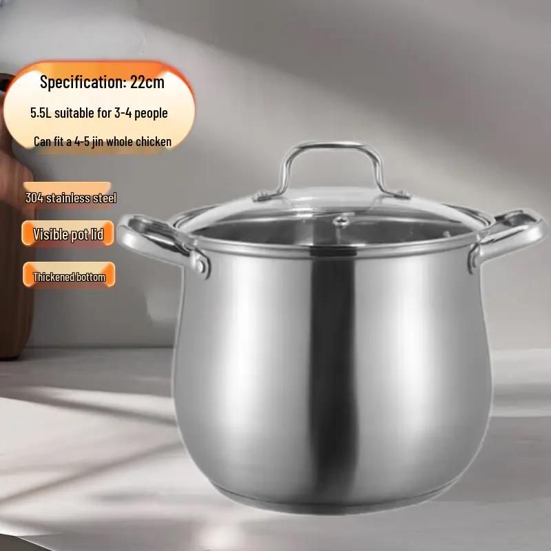 Ningzhao 304 Stainless Steel Stockpot