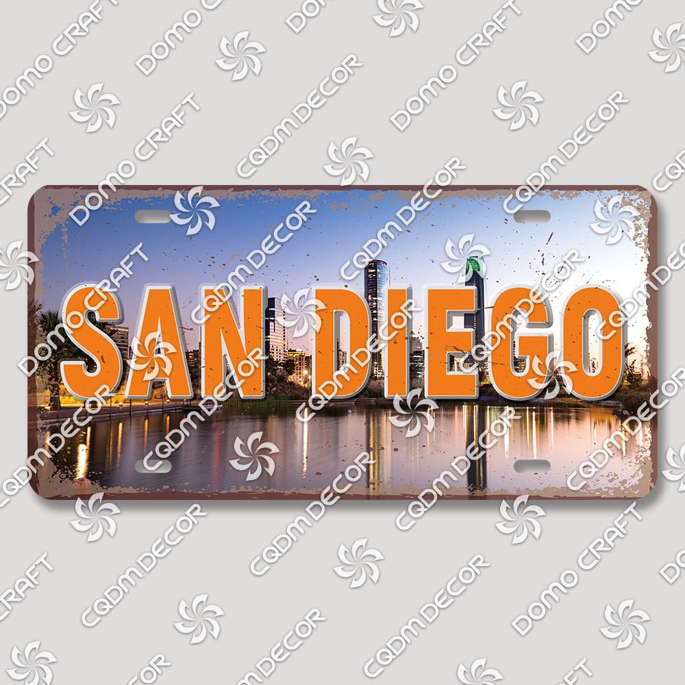 Retro National City Plaques Metal Plate Chile Brazil Mexico Metal Tin Signs Garage Car Club Living Room Home Wall Decor