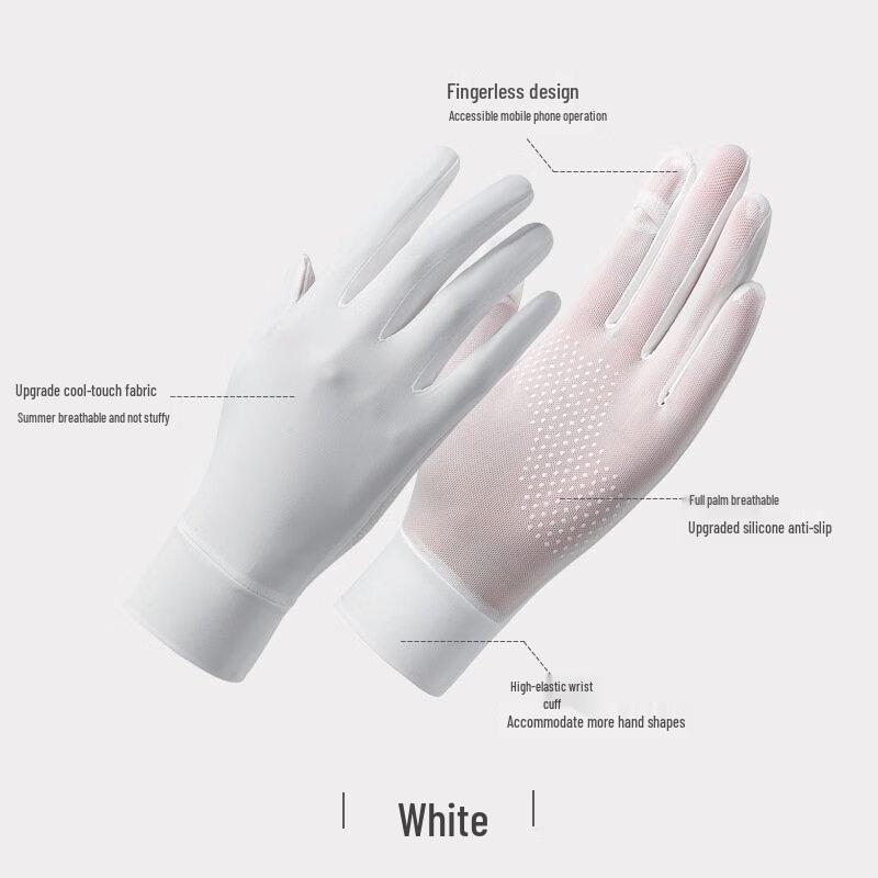 Lishi Summer Breathable Fingerless Touchscreen Gloves