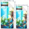 Adorable Tropical Villa Beach Towel, Ocean Scene Art, Soft Microfiber Towel, Perfect Vacation Gift