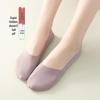 Women's Non-Slip Ice Silk Ankle Socks - Breathable, Sweat-Absorbent, Invisible Design with Deep Cut