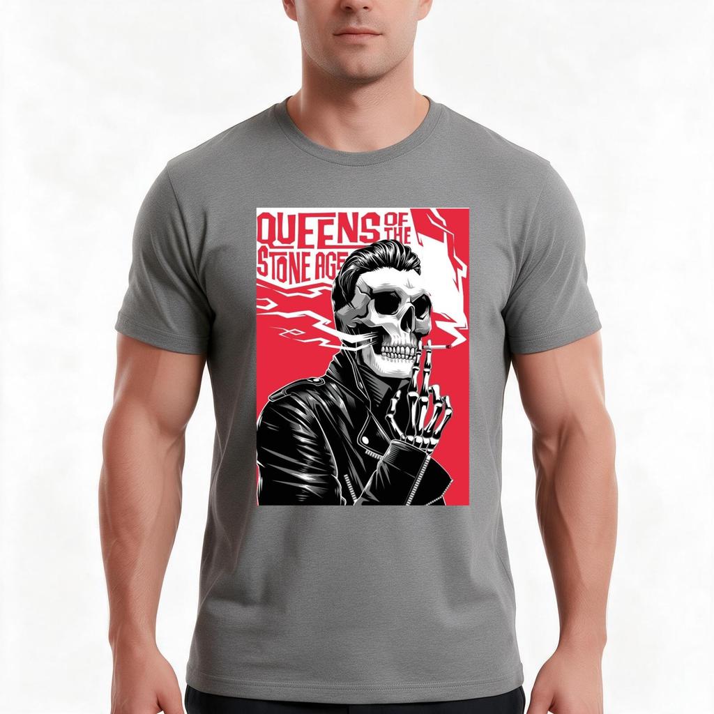 Queens of the stone age a song for the dead TShirt Summer Casual Cotton Tee Unisex Unisex Women