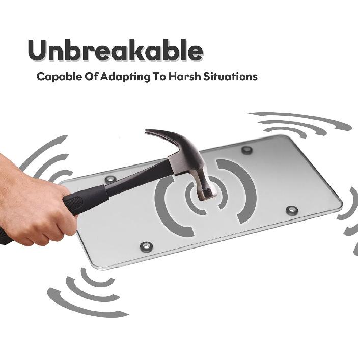 2 Pack Universal License Plate Frame