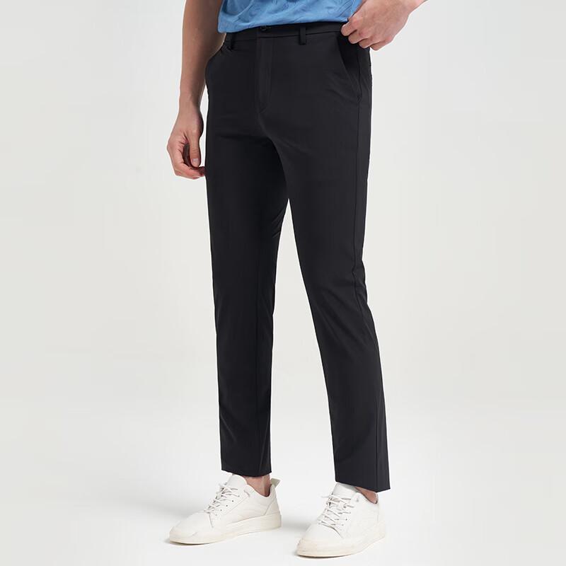 Men's Business Casual Stretch Straight Fit Pants