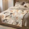 Fluffy Hamster Set Throw Short Plush Throw Blanket Soft Skin-Friendly Multi-Scene Home Office