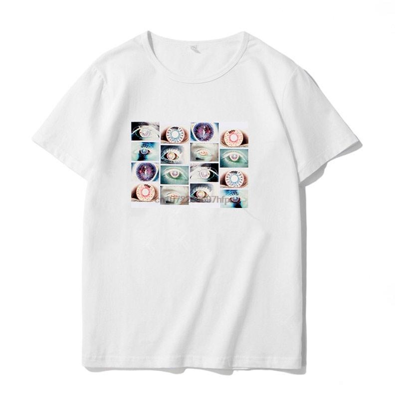 Eye Fashion Harajuku Graphic T Shirts Oversized Cotton Short Sleeve Tshirt Summer Tees Tops Streetwear Mens Print T Shirt