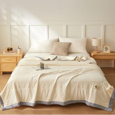Washed Cotton Pure Color Summer Quilt With Fashion Simple Quilt Core Suitable For Bedroom Adult Children 100/150/200cm