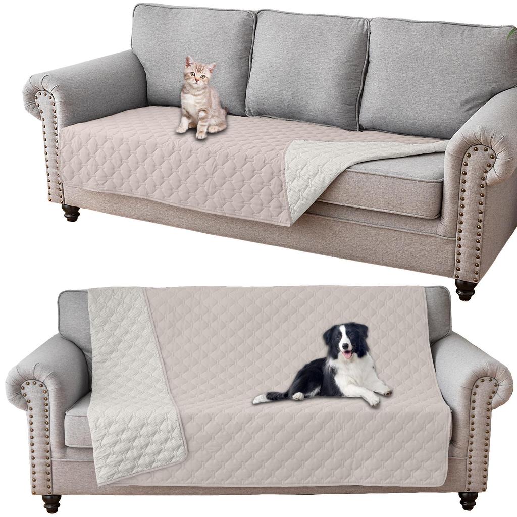 Waterproof Dog Bed Cover Pet Blanket for Bed Couch Sofa Reversible Sofa Slipcover L Shape Sofa Cover Sectional Couch Cover Chaise Loveseat Couch Cover