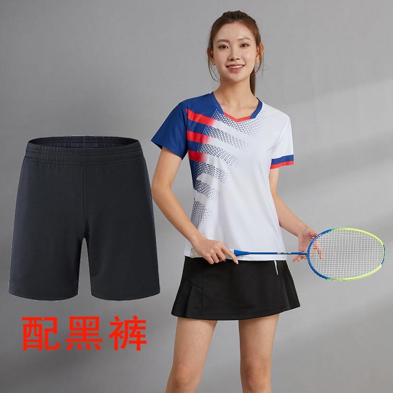Quick-Dry Badminton Shirt Set Men Women Milk Silk Sportwear Tennis Table Athletic Outfit