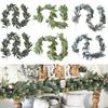 Green Christmas Garland Pinecone Hanging Garland Rattan  Festival Ornament