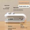 Compact Rechargeable Snack Sealer: Portable Dual-Use Machine for Plastic Packaging and Bag Sealing.