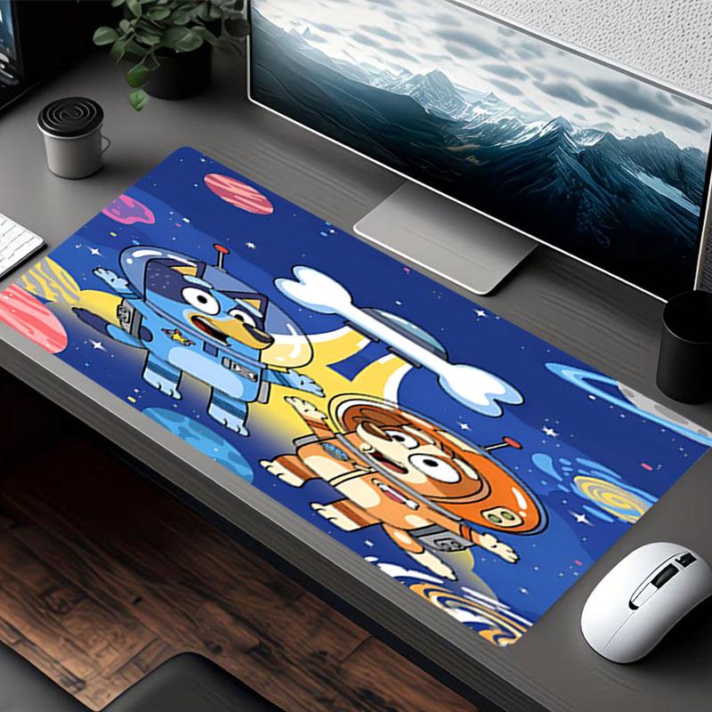 Bluey Print Mouse Pad, for Keyboard Pad Laptop PC Mat for Office Home Use, Desk Decor, Perfect Birthday Gift for Gamers