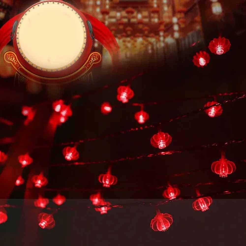 Battery Powered New Year String Light Fuzi Spring Festival String Light Party