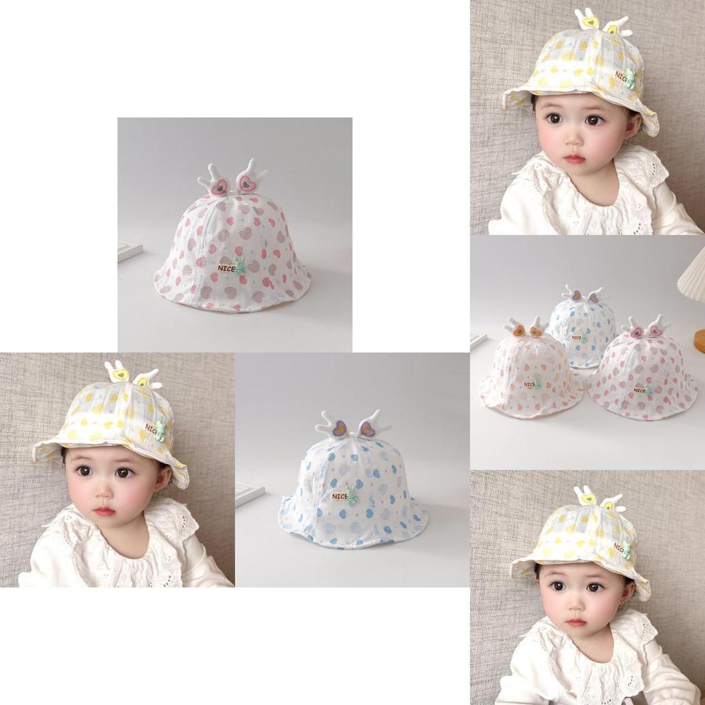Baby Sun Hat Spring Summer Thin Cute Lovely Fisherman Hat For Boys Girls Infants Toddlers