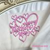 10pcs Glitter Happy Mother's Day Cake Toppers Acrylic Mirror Pink Cupcake Topper Heart Best MOM Party Cake Dessert Decorations