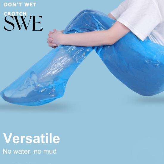 Outdoor Kleinkind Strampler Wasserdichte Regenhose Elastischer Bund Hose für Herren Damen 130cm/107cm Nicht bedeckende Länge Nicht Einweg Schneesport