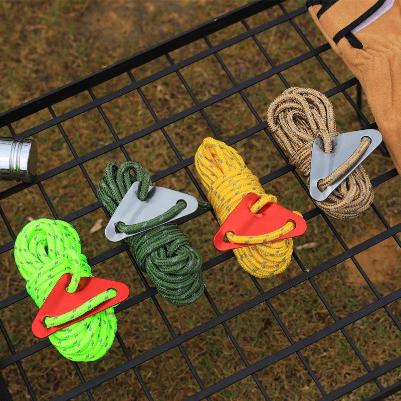 Large Outdoor Anti-Slip Aluminum Alloy Triangle Buckle for Tents