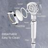 4-mode Handheld Pressurized Shower Head with Pause Switch, Anti-clog Nozzles, Built-in Power Wash to Clean Tub, Tile & Pets, Easy Installation, Hose