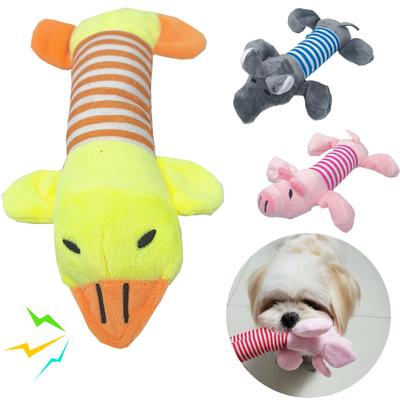Cute Dog Squeak Toy For Small Medium Dogs Funny Interactive Improve IQ Plush Creative Puppy Chew Toys Beagle Dachshund Supplies