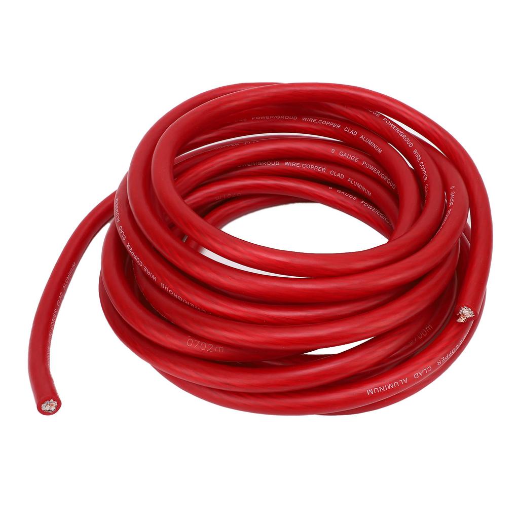 1 Gauge AWG Automotive Wire 25ft Versatile Flexible Easy Installation CCA Car Power Ground Battery Cable for Radio