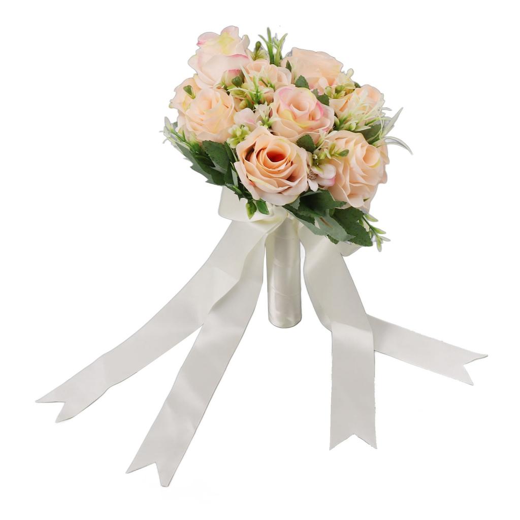 Wedding Bouquets Flower Hand Bouquet Silk Artificial Fake Flowers for   Wedding Party and