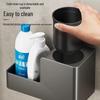 Cmaos Wall-Mounted Toilet Brush Set with Storage Shelf