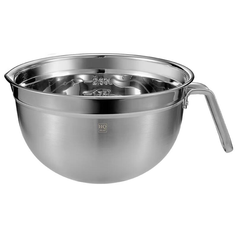 Zhi Shi 304 Stainless Steel Deep Mixing Bowl with Handle